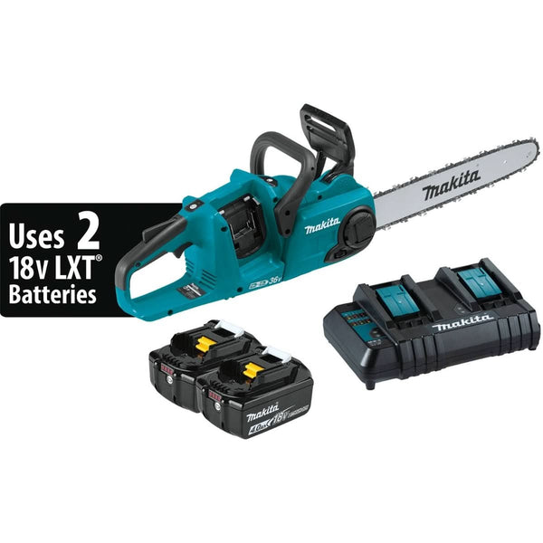Makita XCU04CM 36V (18V X2) LXT Brushless 16" Chain Saw Kit (4.0Ah) Makita