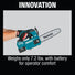 Makita XCU06SM1 18V LXT Lithium-Ion Brushless Cordless 10" Top Handle Chain Saw Kit (4.0Ah) Makita