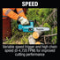 Makita XCU06SM1 18V LXT Lithium-Ion Brushless Cordless 10" Top Handle Chain Saw Kit (4.0Ah) Makita