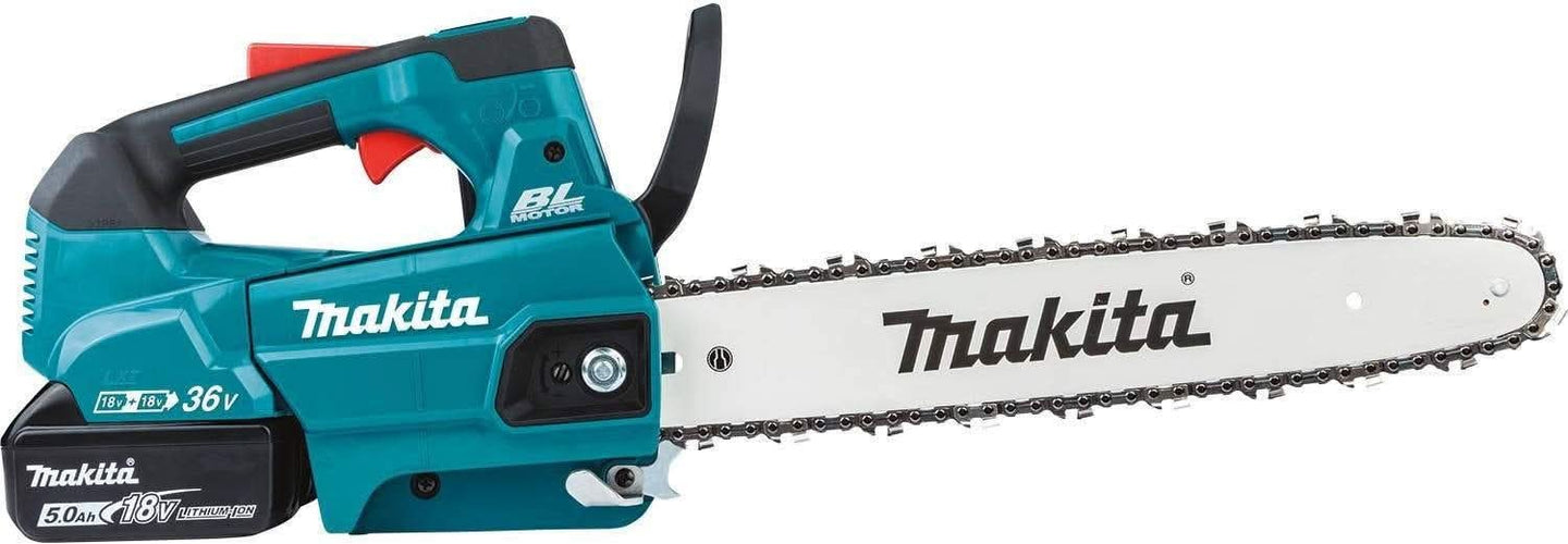 Makita XCU08PT 36V (18V X2) LXT Brushless 14" Top Handle Chain Saw Kit (5.0Ah) Makita