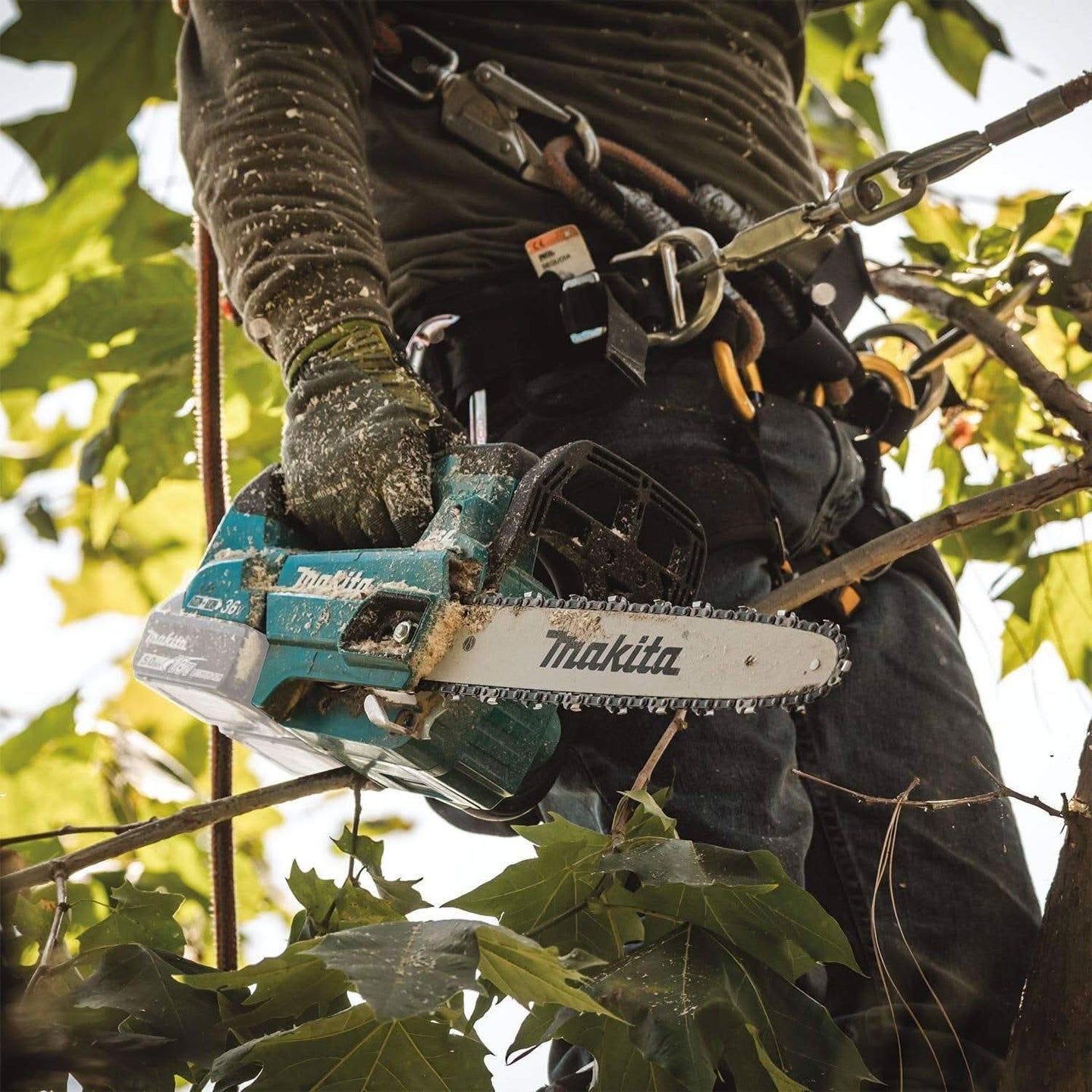 Makita XCU08Z 36V (18V X2) LXT Brushless 14" Top Handle Chain Saw, Tool Only Makita