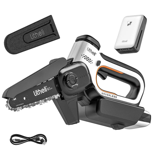 Litheli U20 20V Brushless Mini Chainsaw | with 2.0Ah Battery Options Litheli