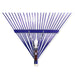 Russo 24-Tine Leaf Rake w/ 48 In. Hardwood Handle - Blue Russo