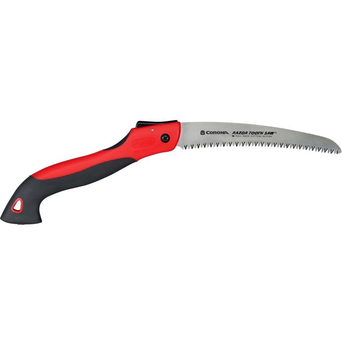 Corona RS 7255 RazorTOOTH 8 in. High Carbon Steel Blade with Ergonomic Non-Slip Handle Folding Pruning Saw Corona