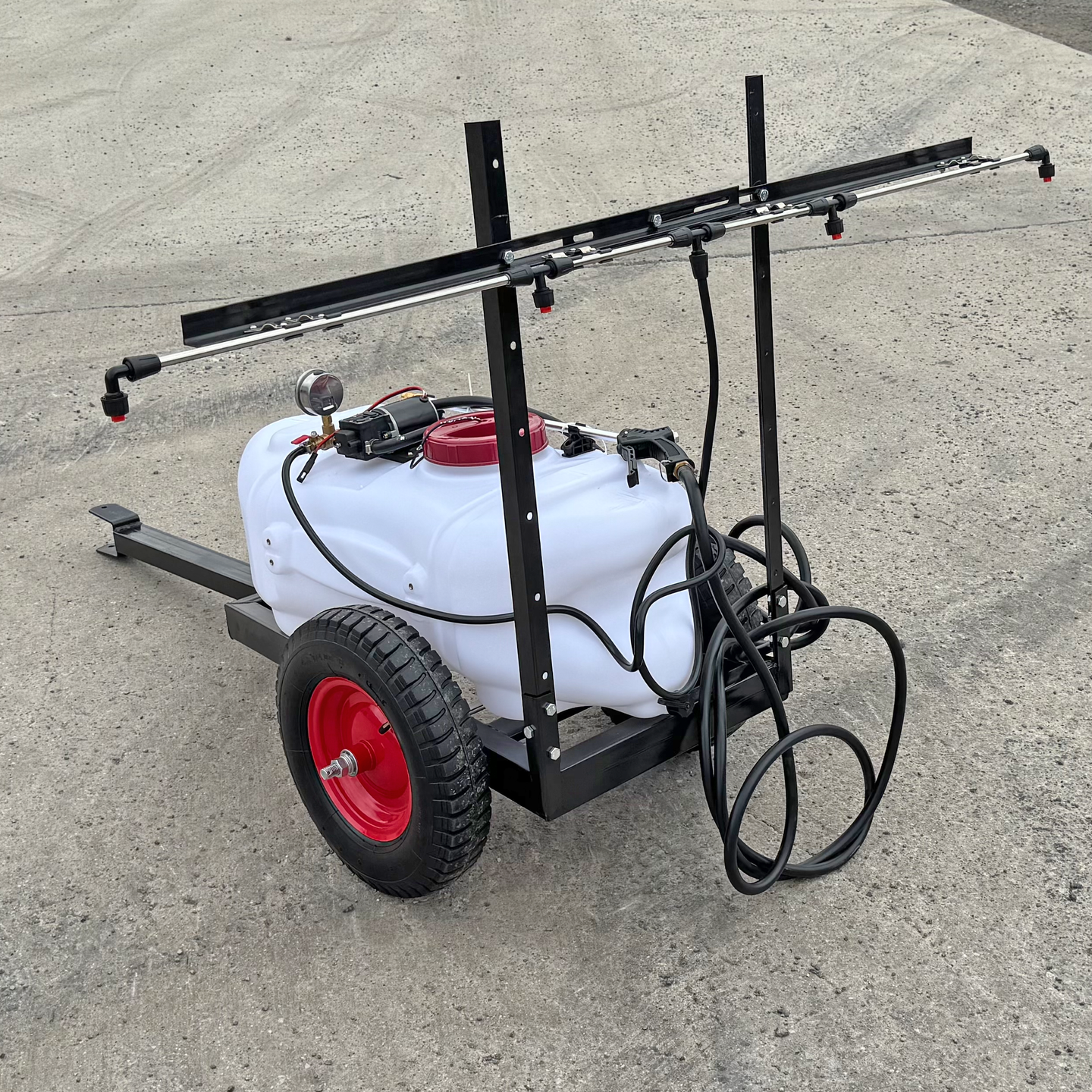 Crytec ATV Quad Sprayer 60 Litre With Towable Trailer Weed Sprayer 4x4 Garden Feeding Crytec