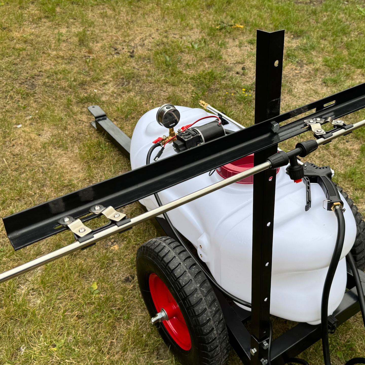 Crytec ATV Quad Sprayer 60 Litre With Towable Trailer Weed Sprayer 4x4 Garden Feeding Crytec