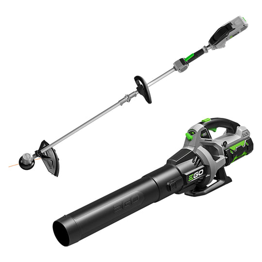 EGO Power+ 15 In. String Trimmer & 530cfm Blower Combo Kit w/ 2.5ah Battery and Charger EGO
