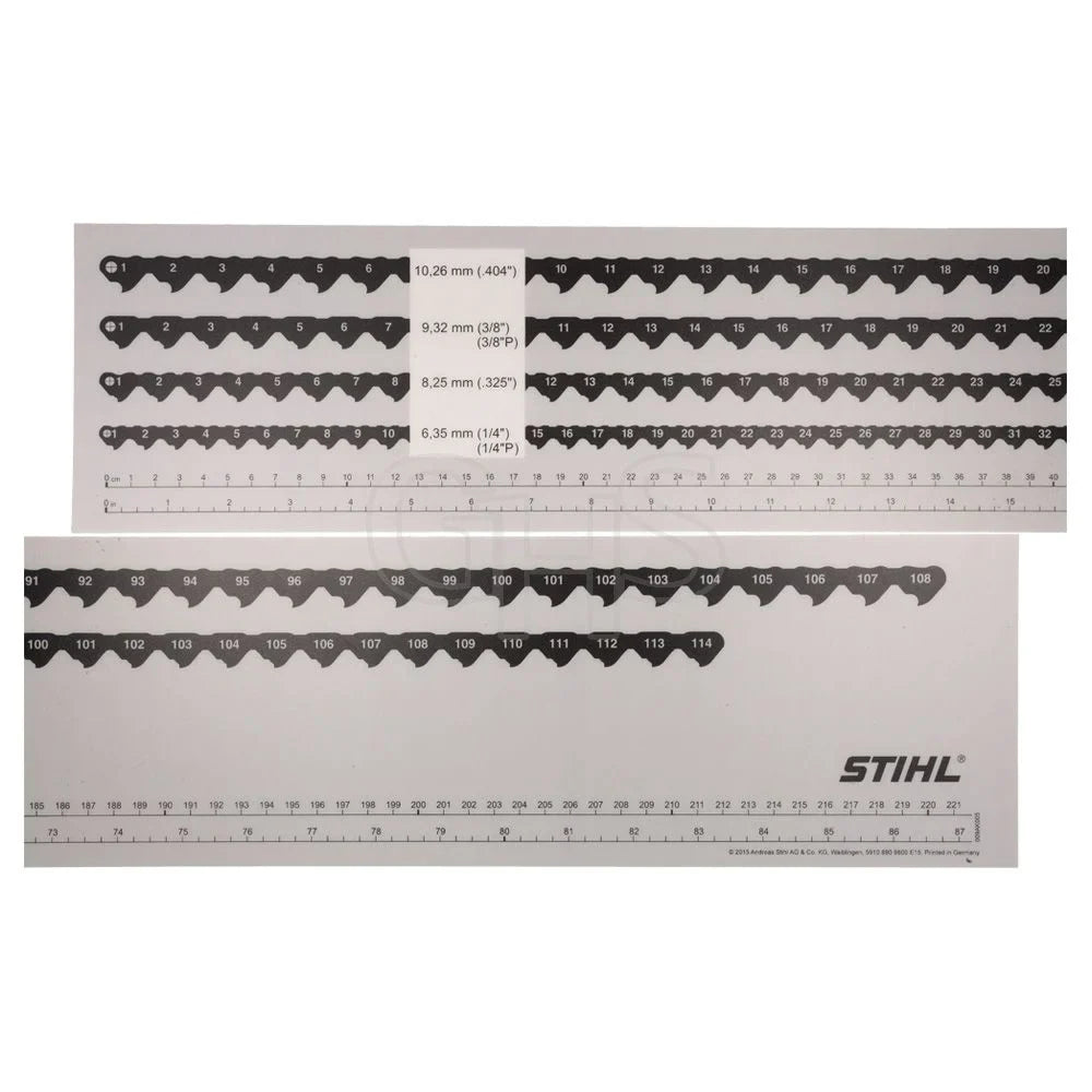 Stihl - Chain Spares - Sticker Stihl - Parts & Accessories