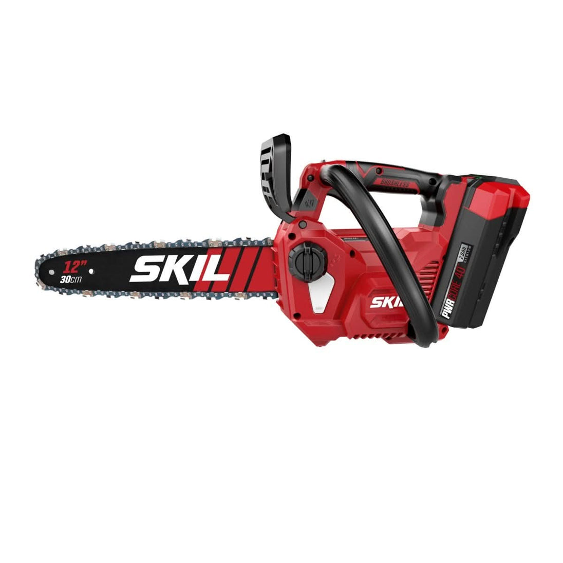 SKIL TH1200C-11 PWR CORE 40 40V 12 In. Top Handle Chain Saw Kit SKIL