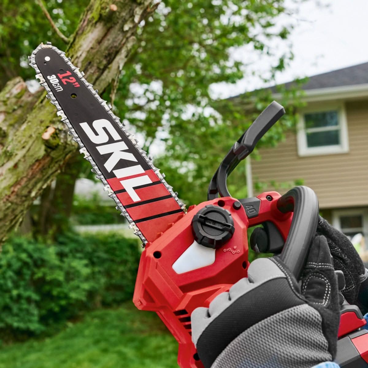 SKIL TH1200C-11 PWR CORE 40 40V 12 In. Top Handle Chain Saw Kit SKIL
