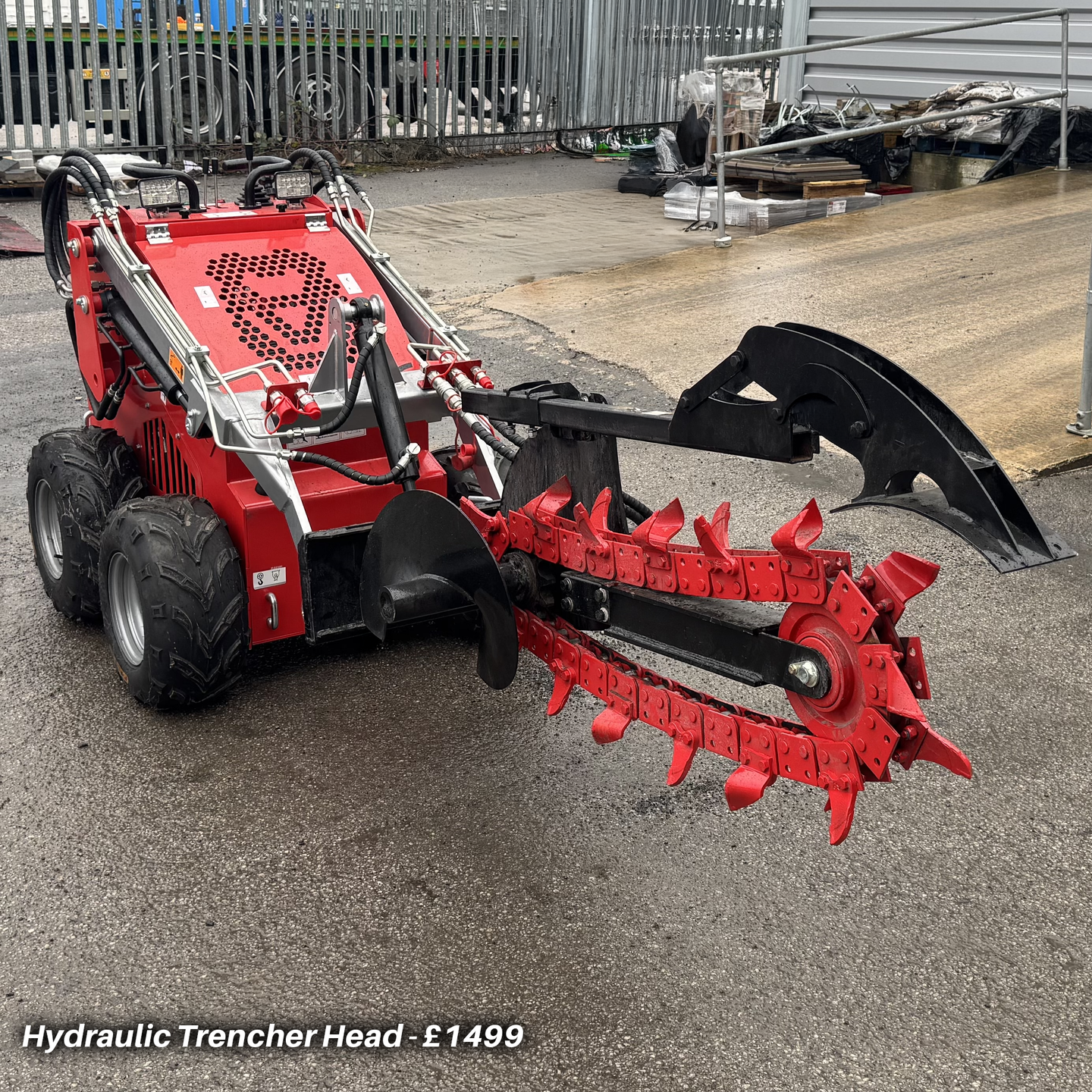 Crytec Mini Skid Steer Loader 4X4 Drive 23HP Rato Engine Crytec