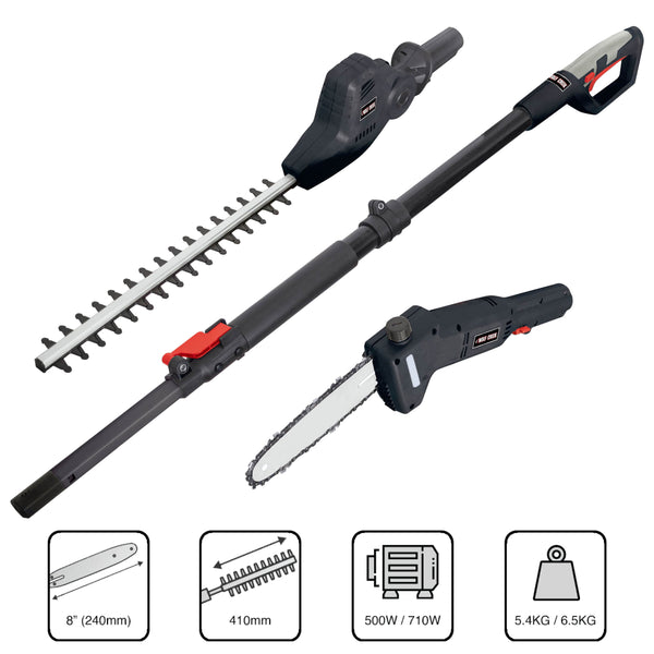 Wolf Creek 2 IN 1 Electric Long Reach Pole Saw & Hedge Trimmer Wolf Creek