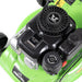 40cm 132cc 4-Stroke Petrol Lawnmower - Hand-Propelled Manual Grass Cutter Mower Loops