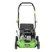 40cm 132cc 4-Stroke Petrol Lawnmower - Hand-Propelled Manual Grass Cutter Mower Loops