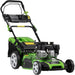 46cm 149cc 4-Stroke Petrol Lawnmower - Hand-Propelled Manual Grass Cutter Mower Loops