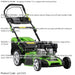 51cm 171cc 4-Stroke Petrol Lawnmower - Hand-Propelled Manual Grass Cutter Mower Loops