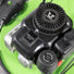 51cm 171cc 4-Stroke Petrol Lawnmower - Hand-Propelled Manual Grass Cutter Mower Loops